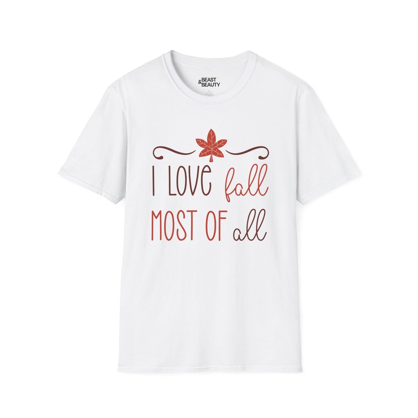 i love fall most of all t-shirt white t-shirt uk gift gift idea