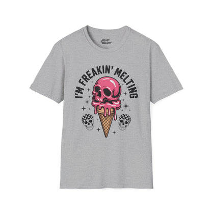 i'm freakin melting t-shirt sport grey t-shirt uk gift gift idea