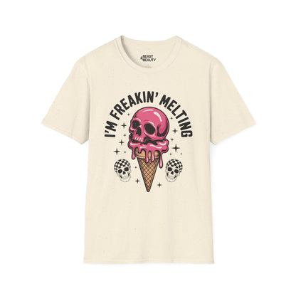 i'm freakin melting t-shirt natural t-shirt uk gift gift idea