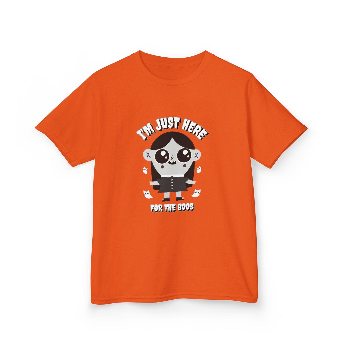 I’m Just Here For The Boos Halloween Kids T-Shirt Orange / XS gift_idea unique_gift personalised_gift
