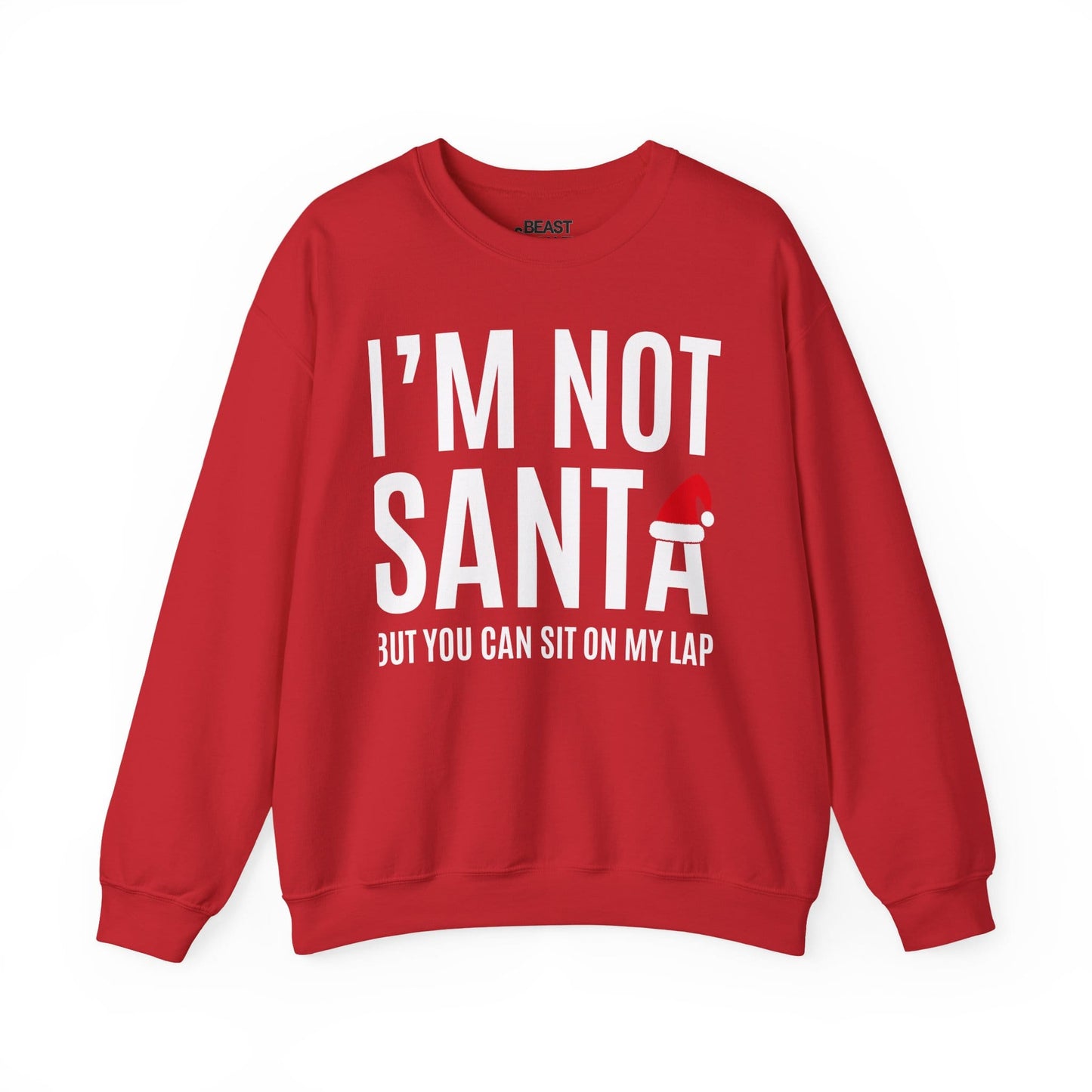 i m not santa funny christmas sweatshirt red sweatshirt uk Christmas gift idea