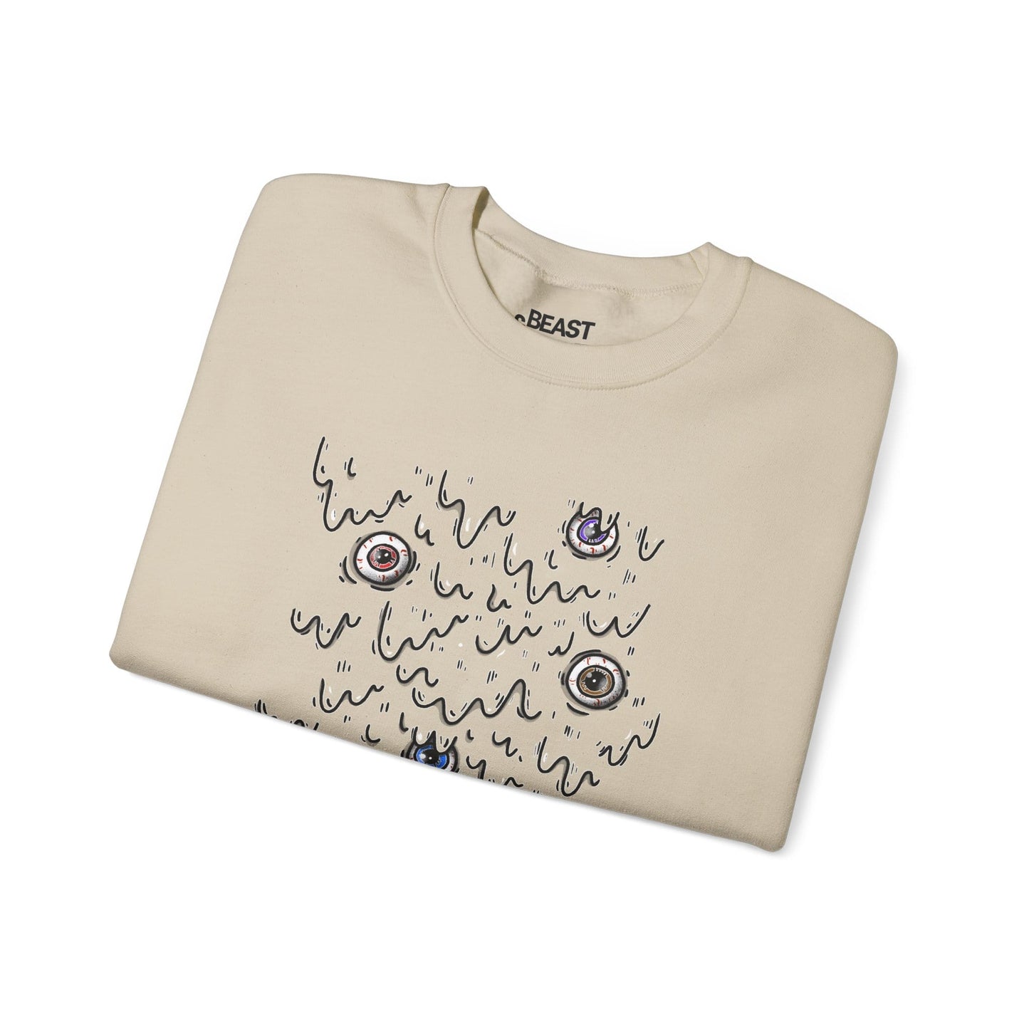 I See You Creepy Eyeball Halloween Sweatshirt gift_idea unique_gift personalised_gift