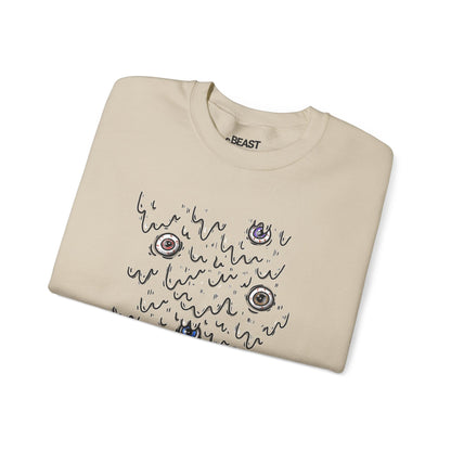 I See You Creepy Eyeball Halloween Sweatshirt gift_idea unique_gift personalised_gift