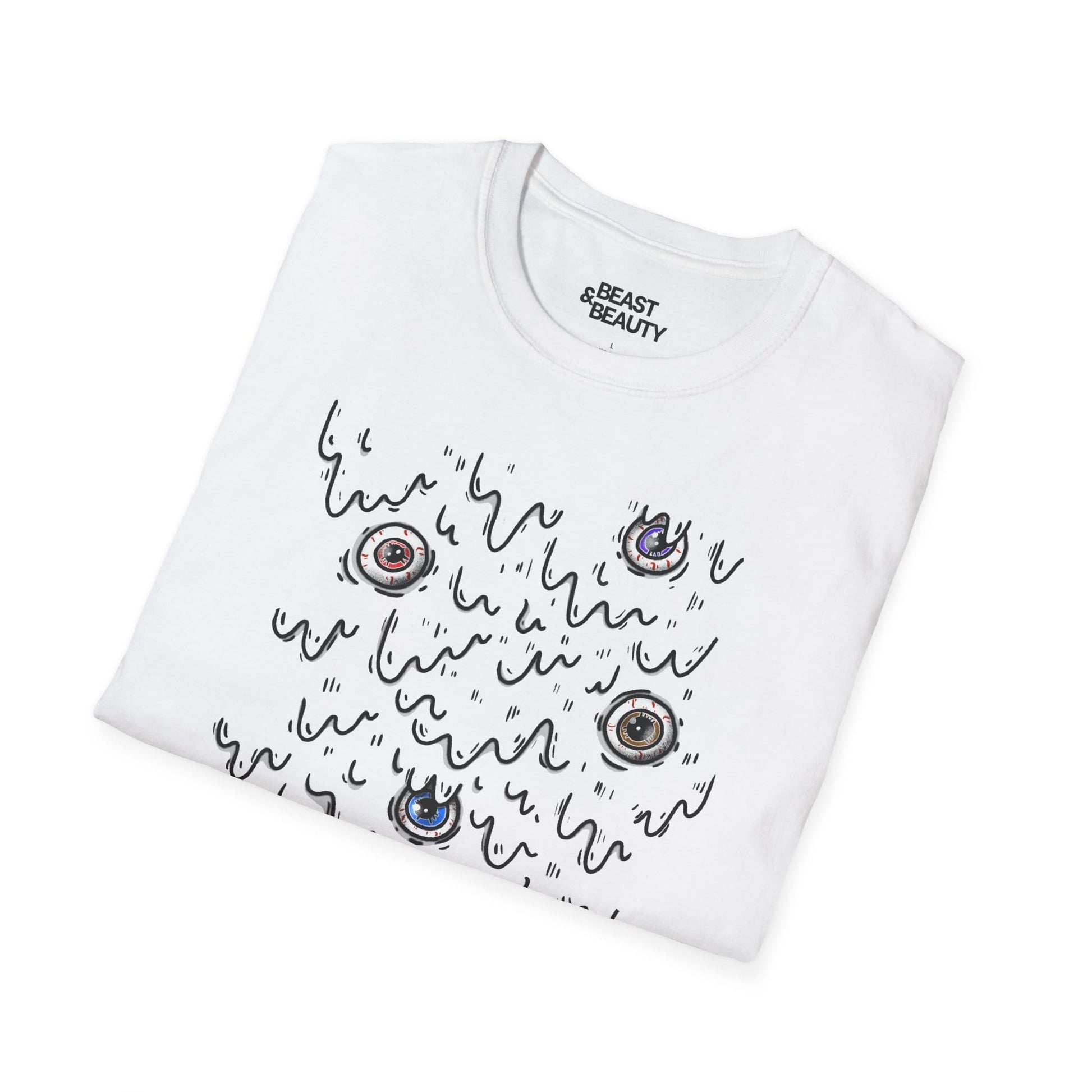 I See You Creepy Eyes Halloween T-Shirt gift_idea unique_gift personalised_gift