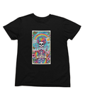 IDGAF Tarot Card Skeleton Sweatshirt & T-Shirt – Rainbow Gothic Style T-Shirt / Black / Small gift_idea unique_gift personalised_gift