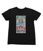 IDGAF Tarot Card Skeleton Sweatshirt & T-Shirt – Rainbow Gothic Style T-Shirt / Black / Small gift_idea unique_gift personalised_gift