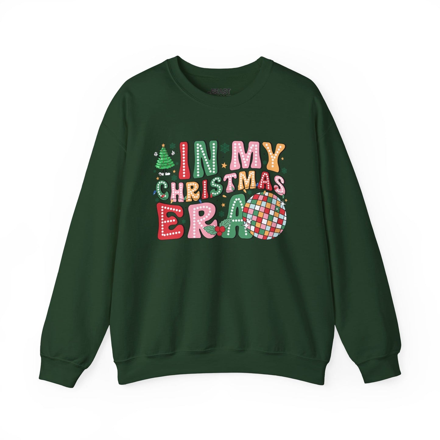 in my christmas era sweatshirt forest green sweatshirt uk Christmas gift idea