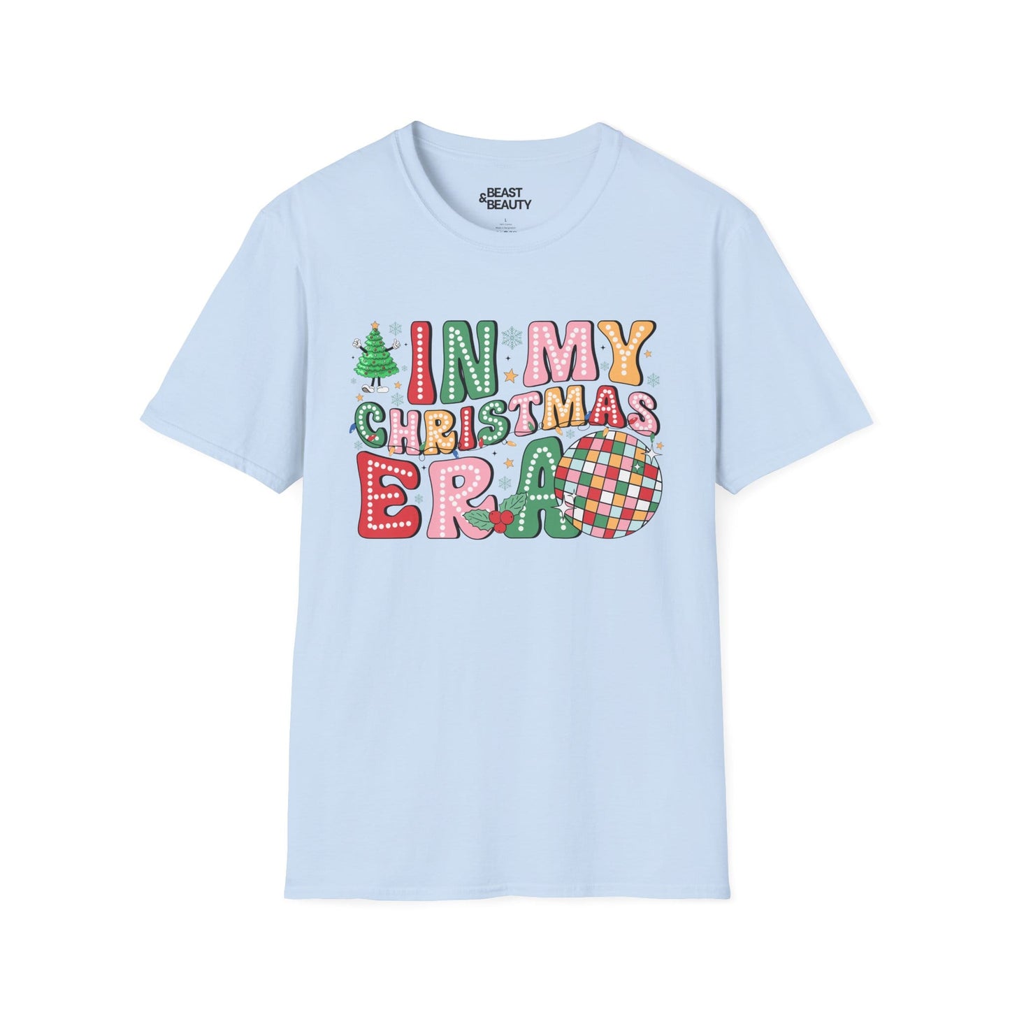 in my christmas era t-shirt light blue t-shirt uk Christmas gift idea