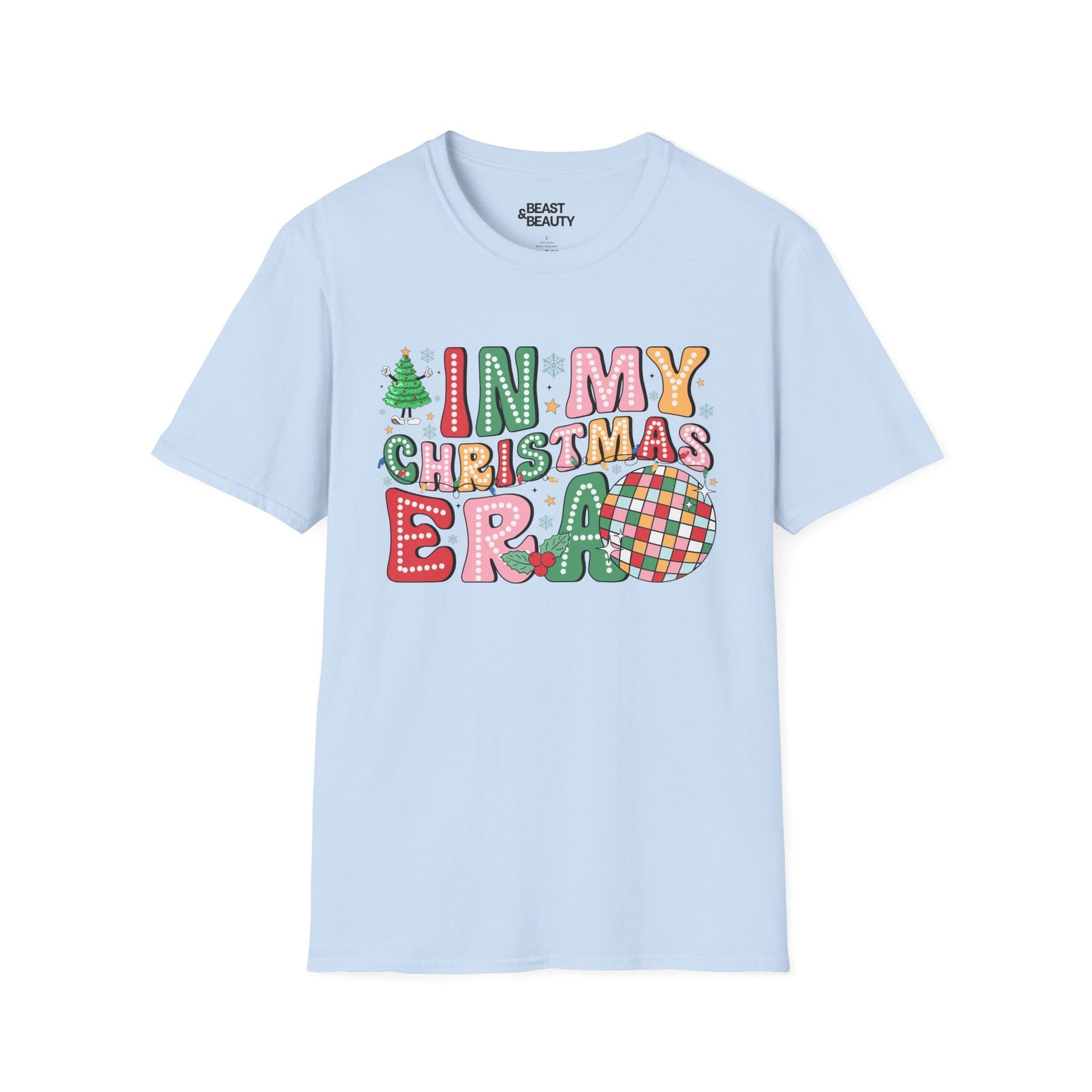 in my christmas era t-shirt light blue t-shirt uk Christmas gift idea