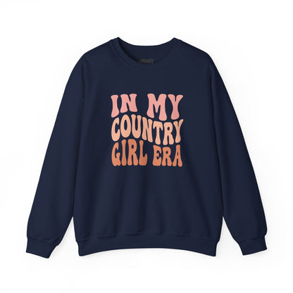 in my country girl era sweatshirt navy sweatshirt uk cowgirl gift idea