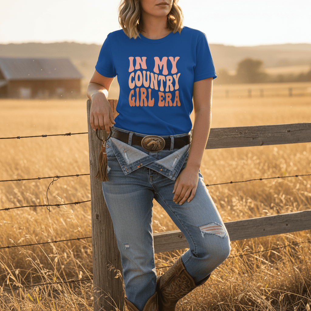 In My Country Girl Era T-Shirt gift_idea unique_gift personalised_gift
