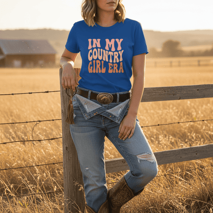 In My Country Girl Era T-Shirt gift_idea unique_gift personalised_gift
