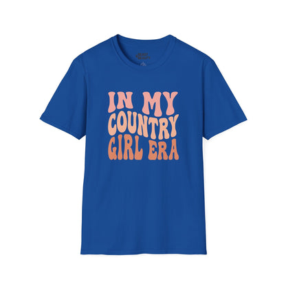 in my country girl era t-shirt royal t-shirt uk cowgirl gift idea