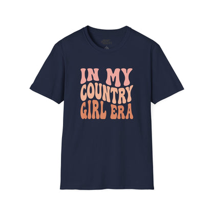 in my country girl era t-shirt navy t-shirt uk cowgirl gift idea