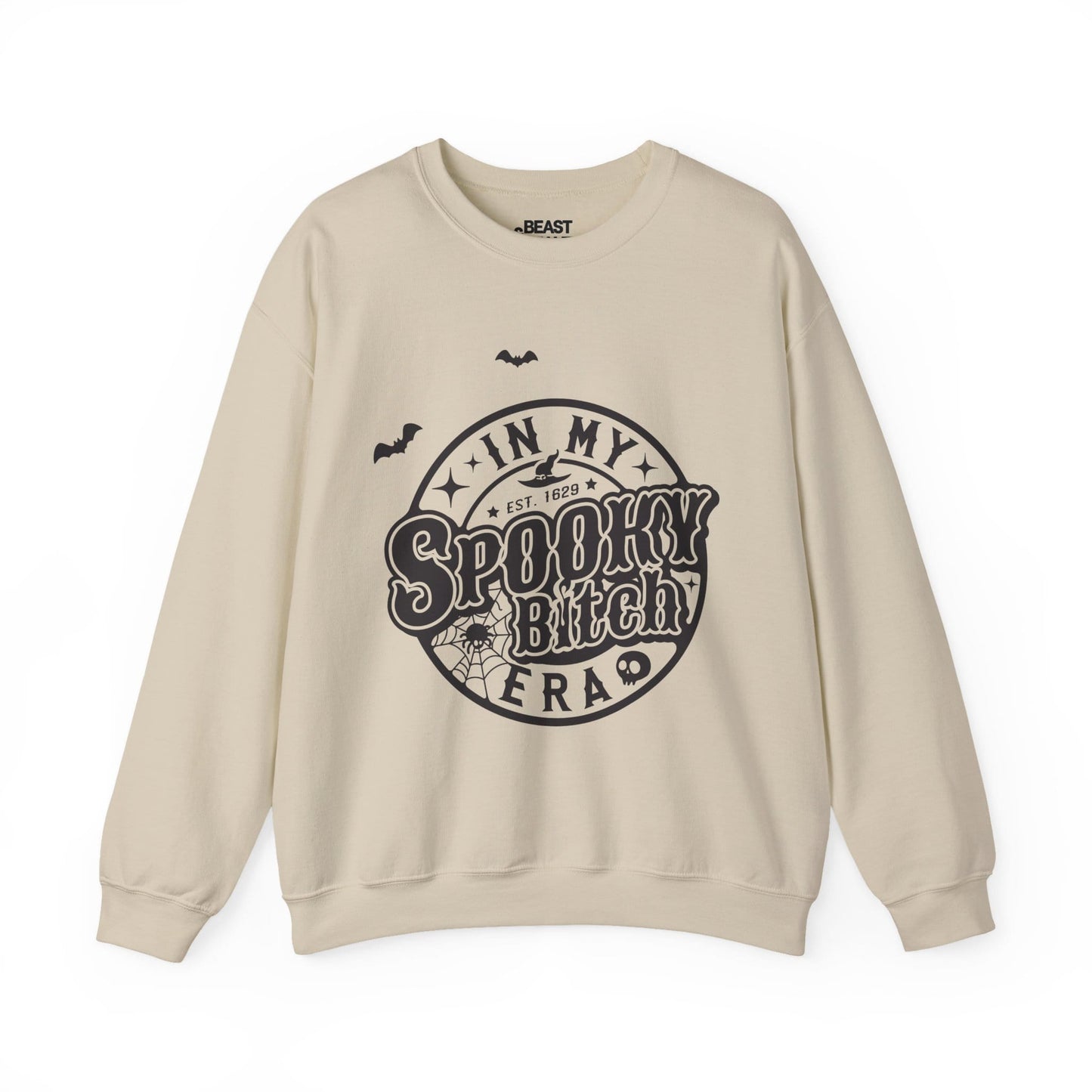 In My Spooky Bitch Era Halloween Sweatshirt Sand / S gift_idea unique_gift personalised_gift