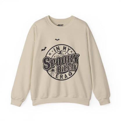 In My Spooky Bitch Era Halloween Sweatshirt Sand / S gift_idea unique_gift personalised_gift