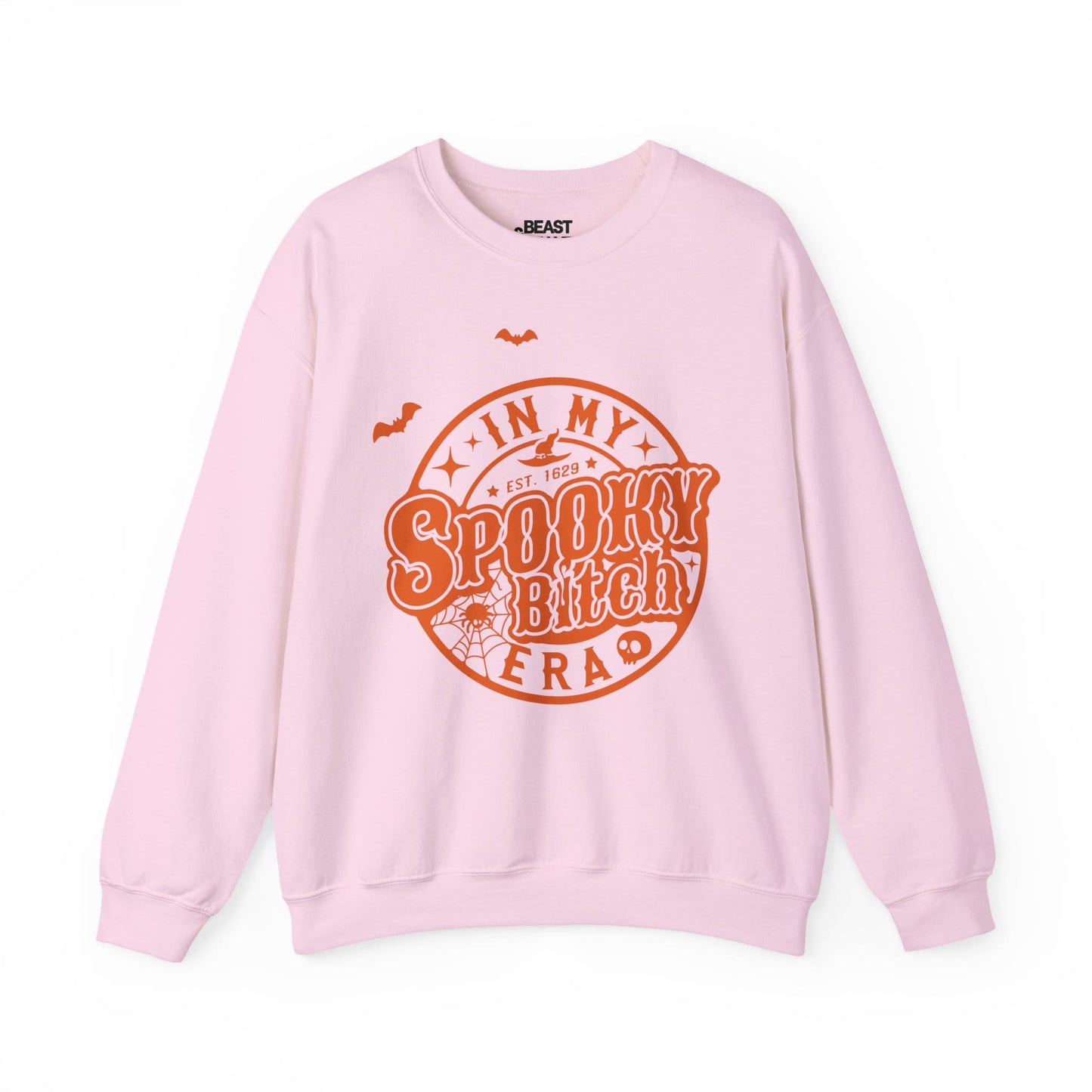 In My Spooky Bitch Era Halloween Sweatshirt Light Pink / S gift_idea unique_gift personalised_gift