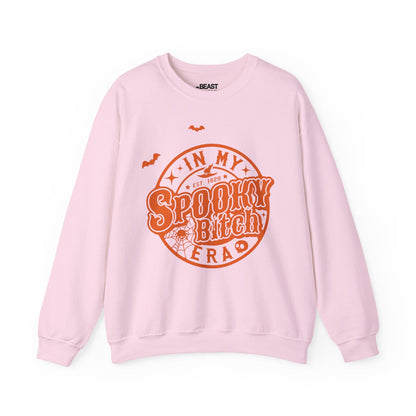 In My Spooky Bitch Era Halloween Sweatshirt Light Pink / S gift_idea unique_gift personalised_gift