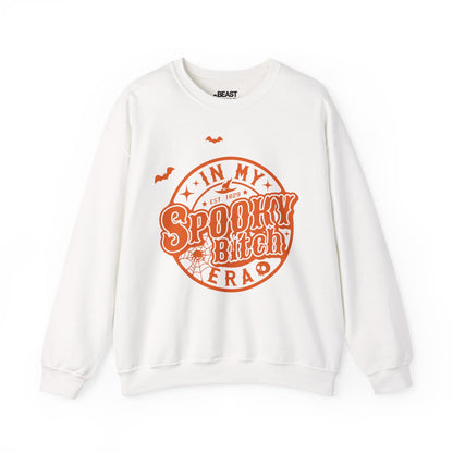 In My Spooky Bitch Era Halloween Sweatshirt White / S gift_idea unique_gift personalised_gift