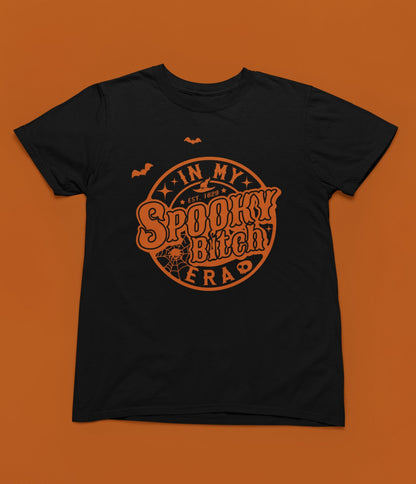 In My Spooky B*tch Era Funny Halloween T-Shirt/Sweatshirt Unisex - Beast & Beauty Clothing LTD - Halloween - Black - Small - T-Shirt