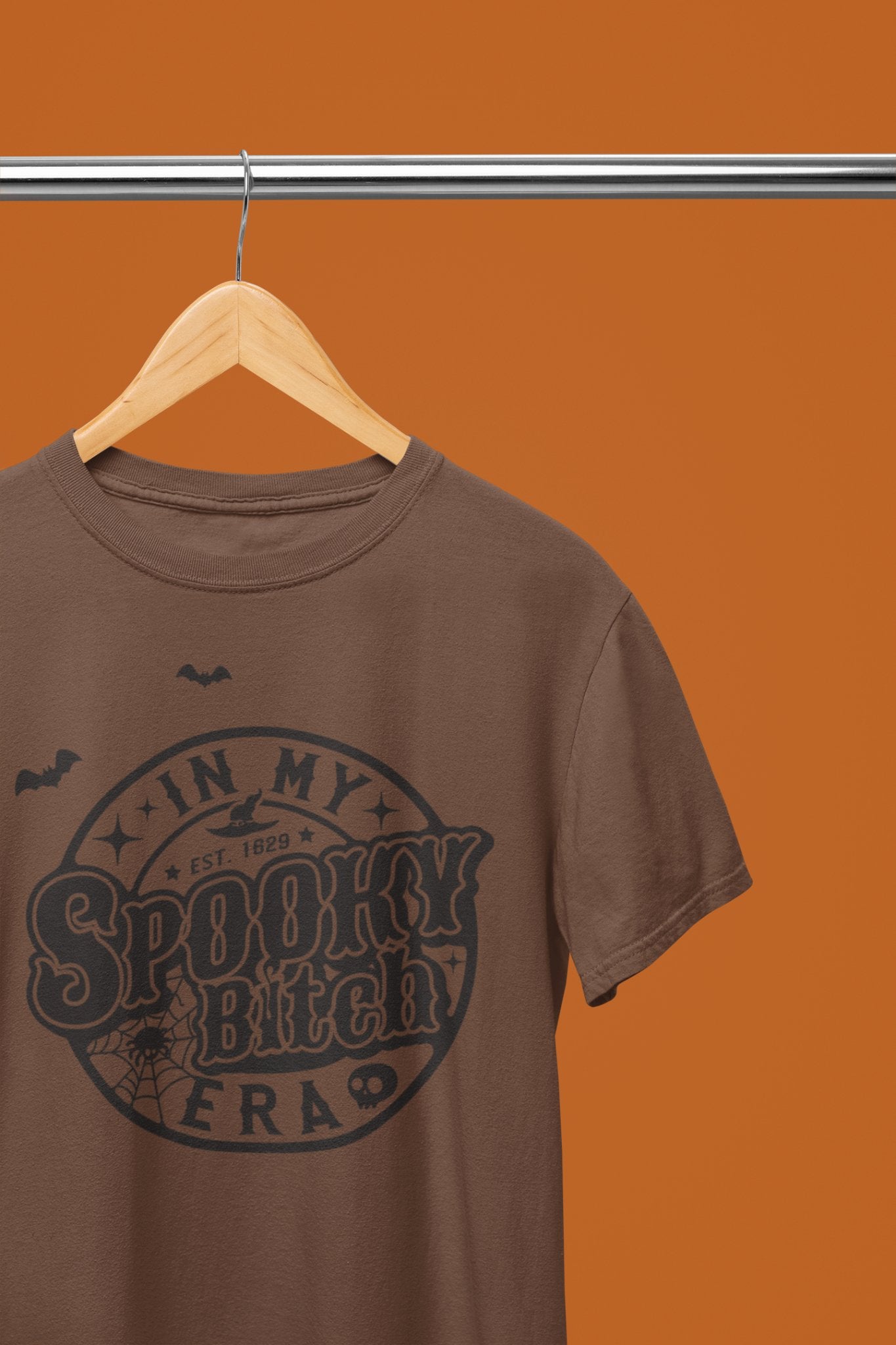In My Spooky B*tch Era Funny Halloween T-Shirt/Sweatshirt Unisex - Beast & Beauty Clothing LTD - Halloween - Brown - Small - T-Shirt