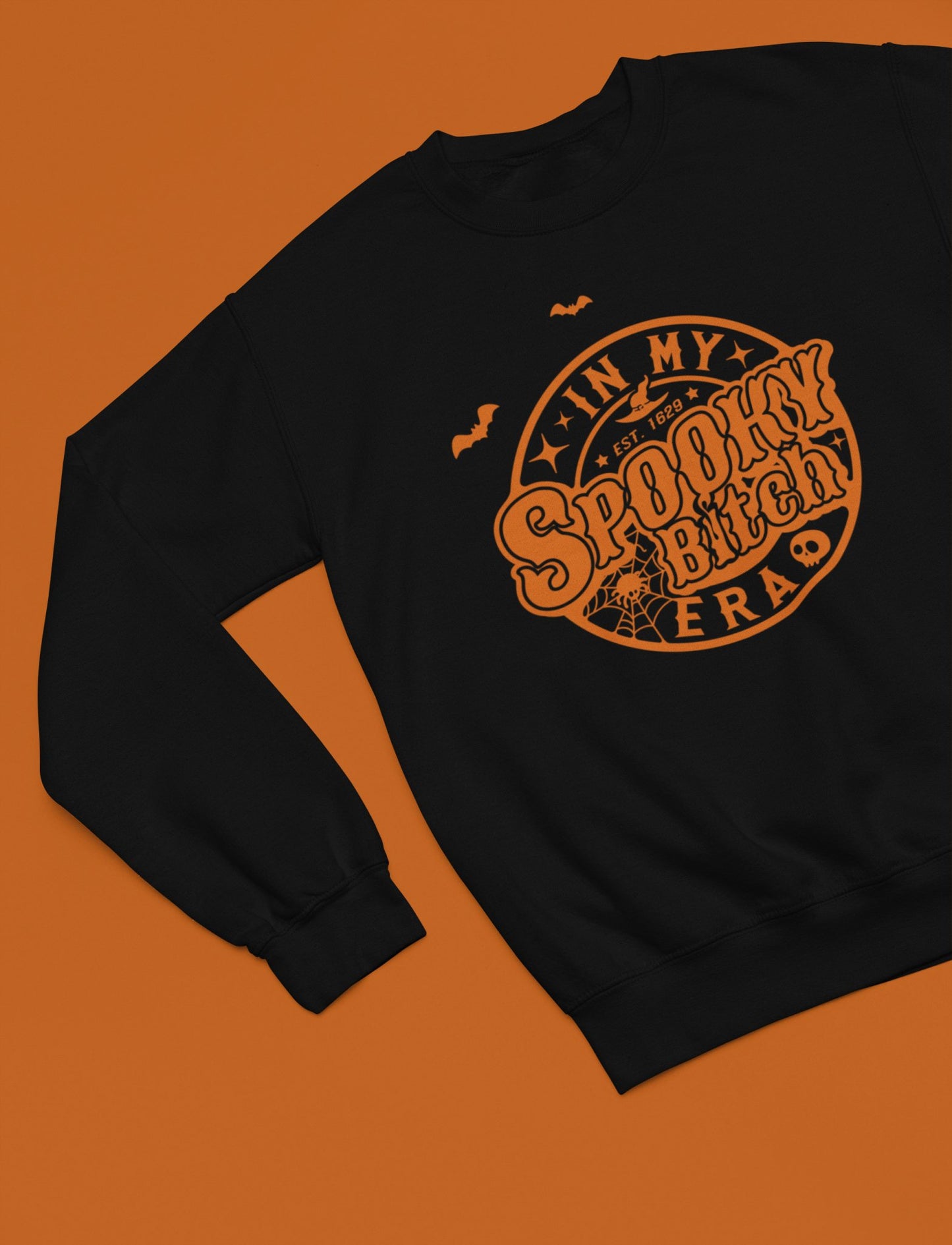 In My Spooky B*tch Era Funny Halloween T-Shirt/Sweatshirt Unisex - Beast & Beauty Clothing LTD - Halloween - Brown - Small - Sweatshirt
