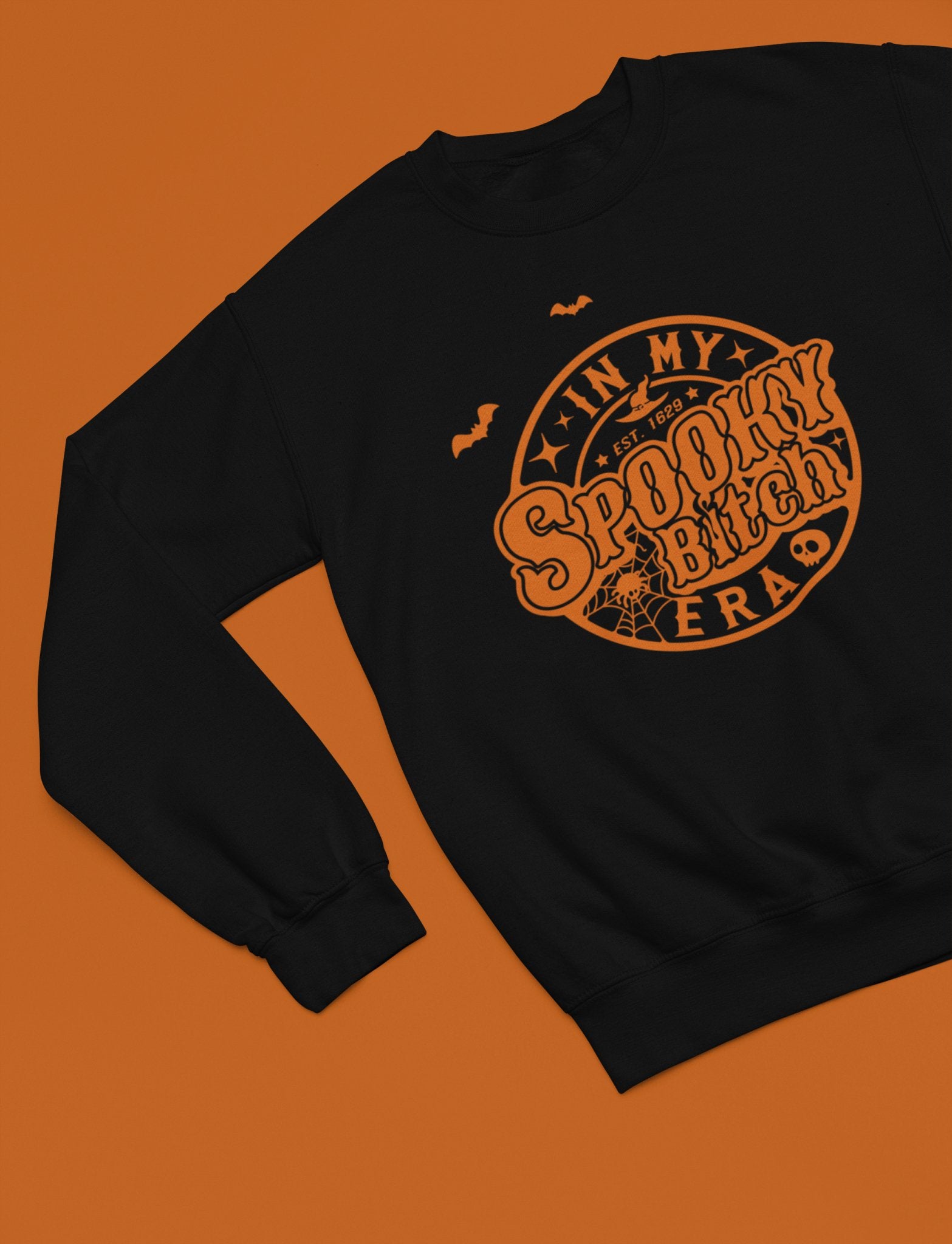 In My Spooky B*tch Era Funny Halloween T-Shirt/Sweatshirt Unisex - Beast & Beauty Clothing LTD - Halloween - Brown - Small - Sweatshirt