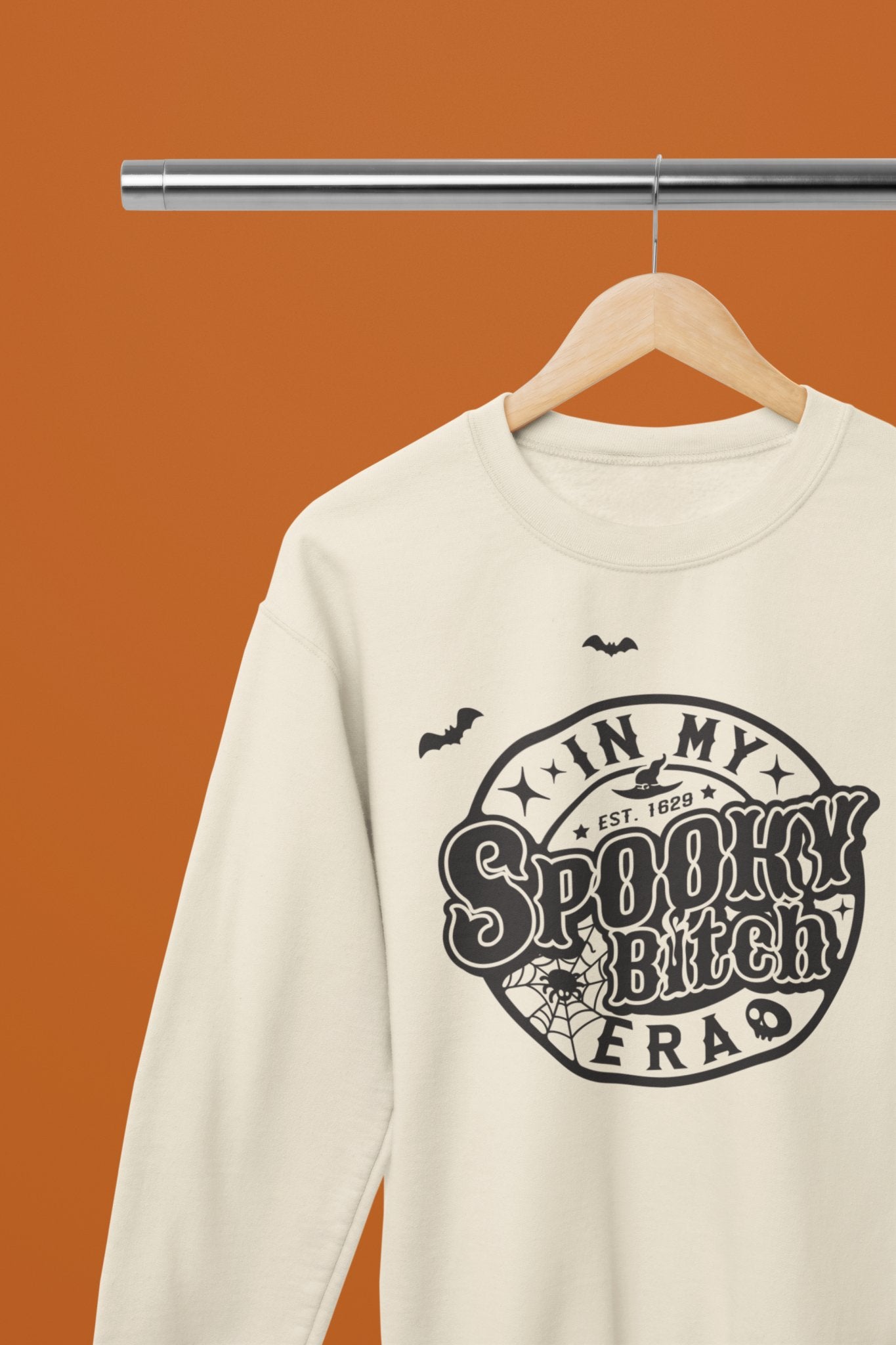 In My Spooky B*tch Era Funny Halloween T-Shirt/Sweatshirt Unisex - Beast & Beauty Clothing LTD - Halloween - Sand - Small - Sweatshirt