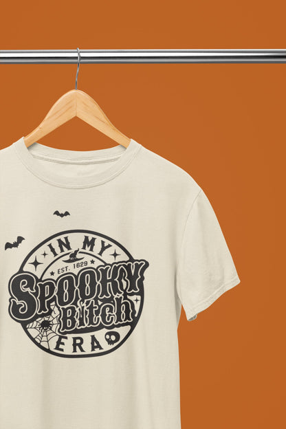 In My Spooky B*tch Era Funny Halloween T-Shirt/Sweatshirt Unisex - Beast & Beauty Clothing LTD - Halloween - Sand - Small - T-Shirt