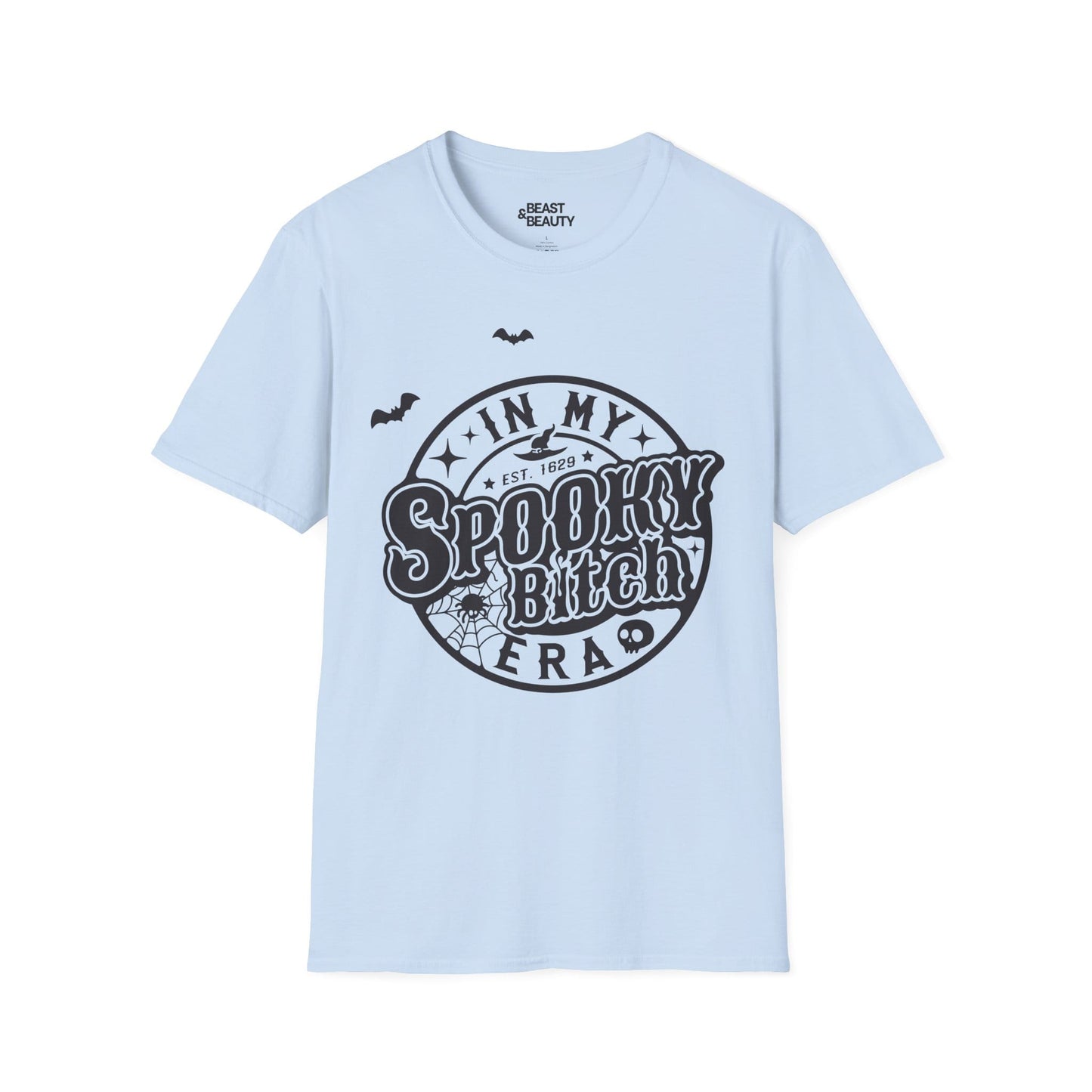 In My Spooky Era Retro Halloween Graphic T-Shirt Light Blue / S gift_idea unique_gift personalised_gift