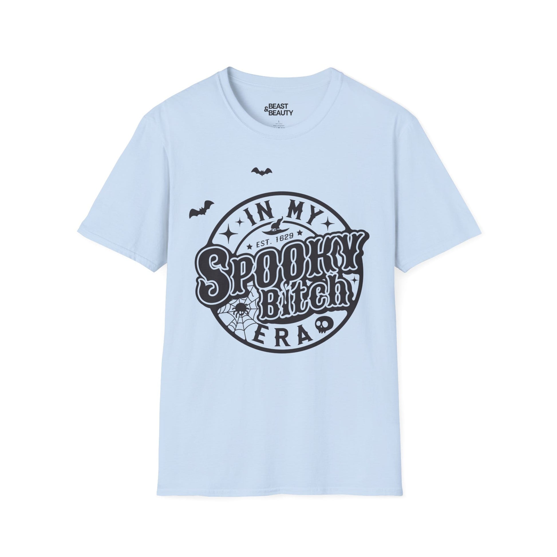 In My Spooky Era Retro Halloween Graphic T-Shirt Light Blue / S gift_idea unique_gift personalised_gift