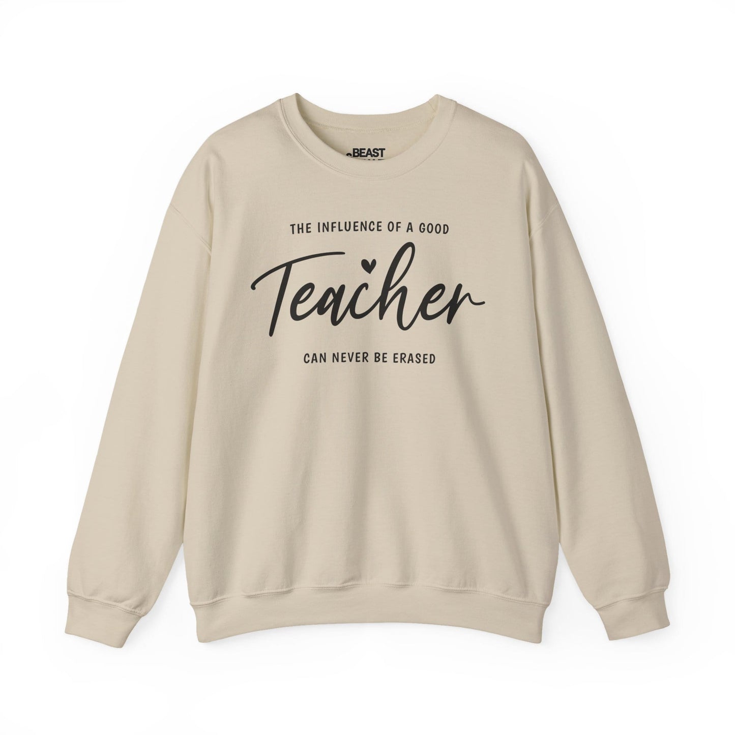 Inspirational Teacher Sweatshirt – Teacher Appreciation Crewneck Sand / S gift_idea unique_gift personalised_gift