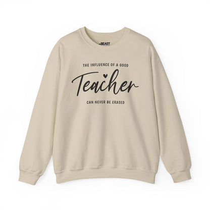 Inspirational Teacher Sweatshirt – Teacher Appreciation Crewneck Sand / S gift_idea unique_gift personalised_gift