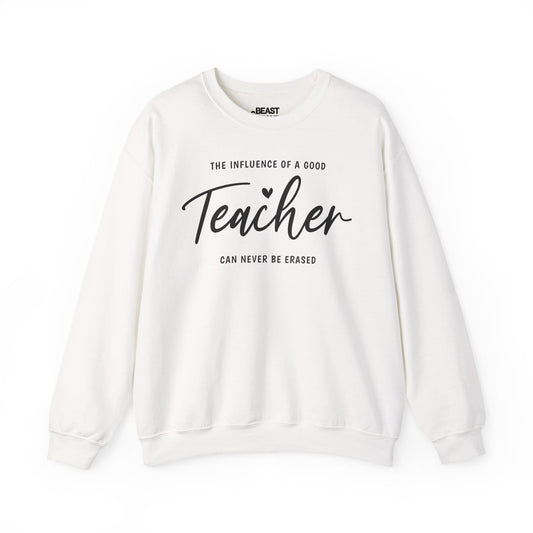 Inspirational Teacher Sweatshirt – Teacher Appreciation Crewneck White / S gift_idea unique_gift personalised_gift
