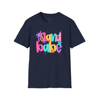 island babe t-shirt navy t-shirt uk gift gift idea