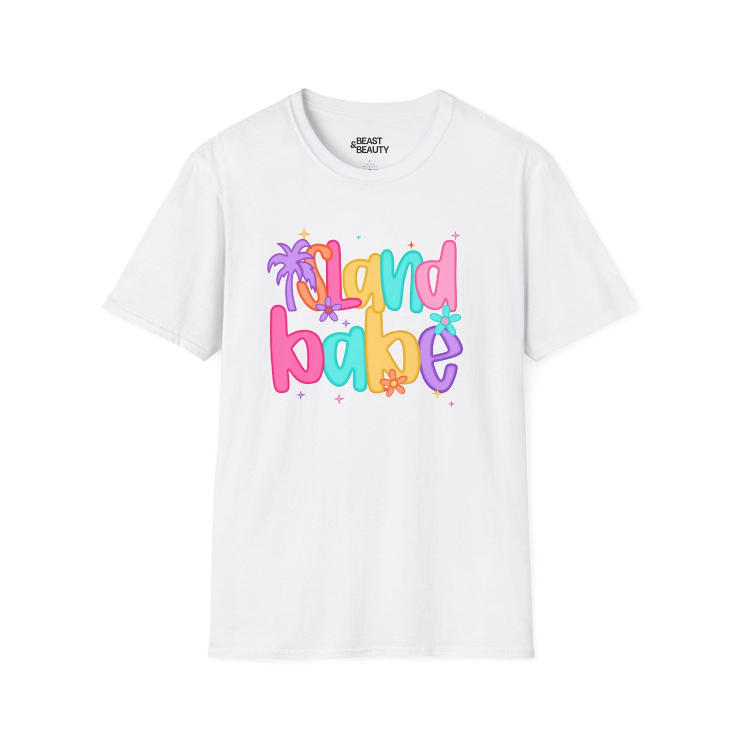 island babe t-shirt white t-shirt uk gift gift idea