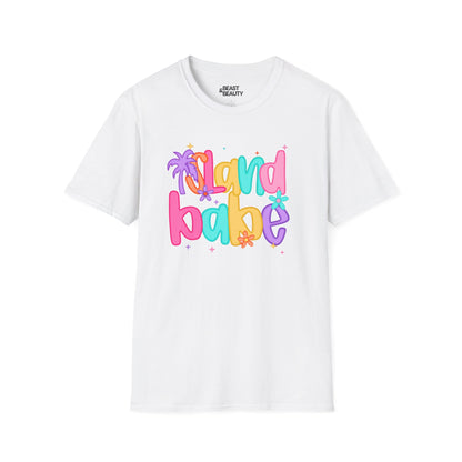 island babe t-shirt white t-shirt uk gift gift idea