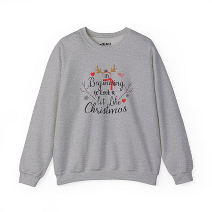 it s beginning to look like christmas sweatshirt sport grey sweatshirt uk Christmas gift idea