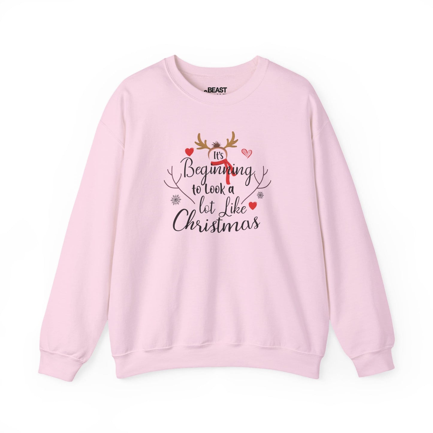 it s beginning to look like christmas sweatshirt light pink sweatshirt uk Christmas gift idea