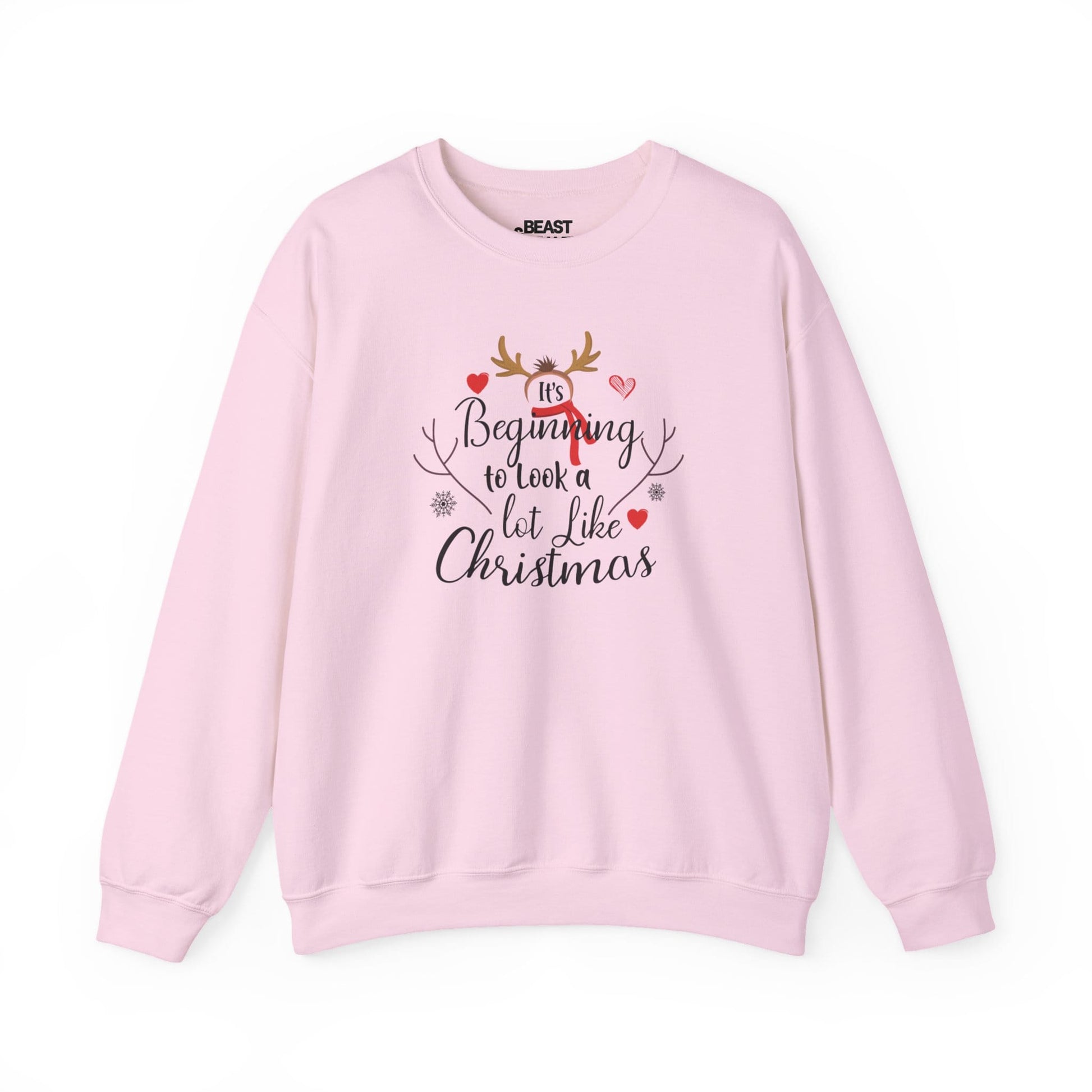 it s beginning to look like christmas sweatshirt light pink sweatshirt uk Christmas gift idea