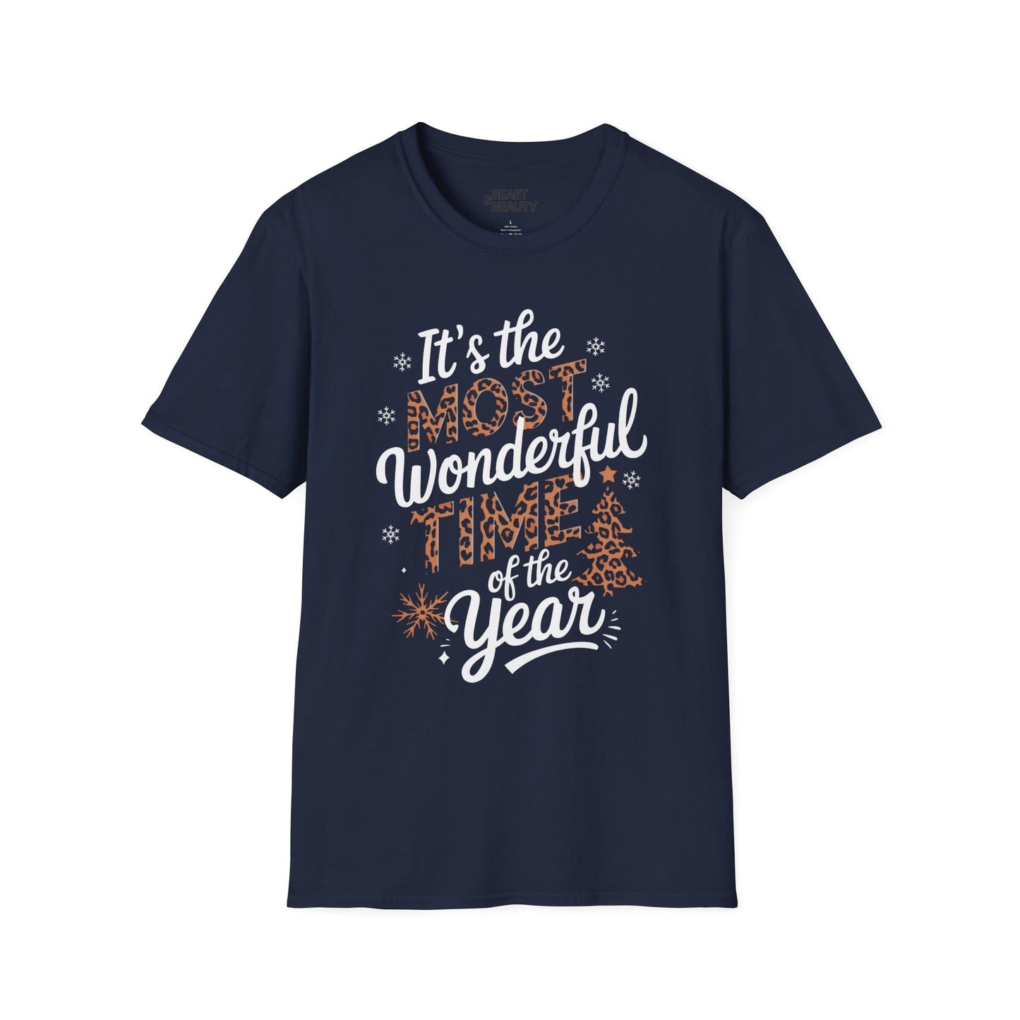it s the most wonderful time of the year christmas t-shirt navy t-shirt uk Christmas gift idea