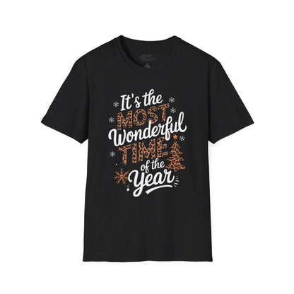 it s the most wonderful time of the year christmas t-shirt black t-shirt uk Christmas gift idea