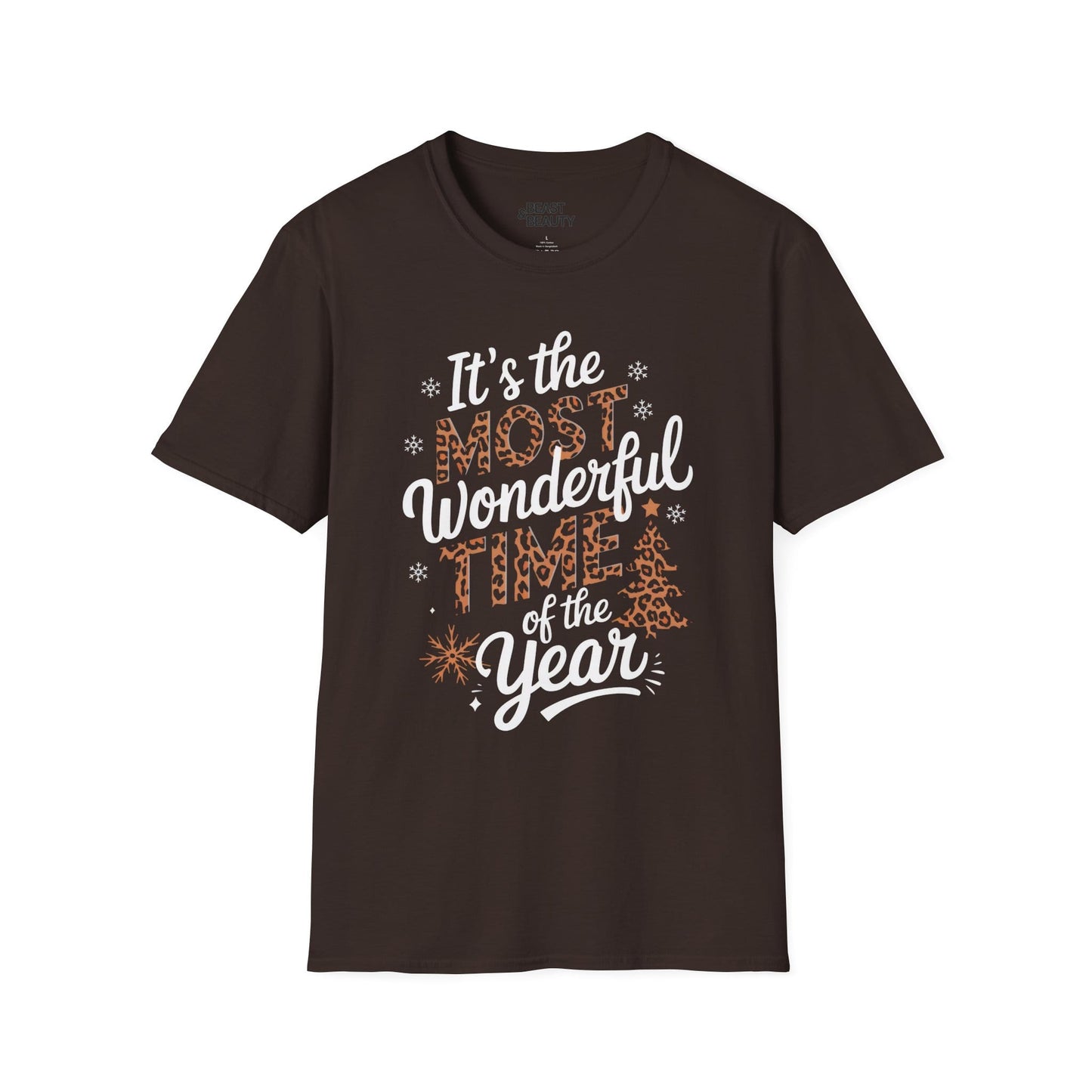it s the most wonderful time of the year christmas t-shirt dark chocolate t-shirt uk Christmas gift idea