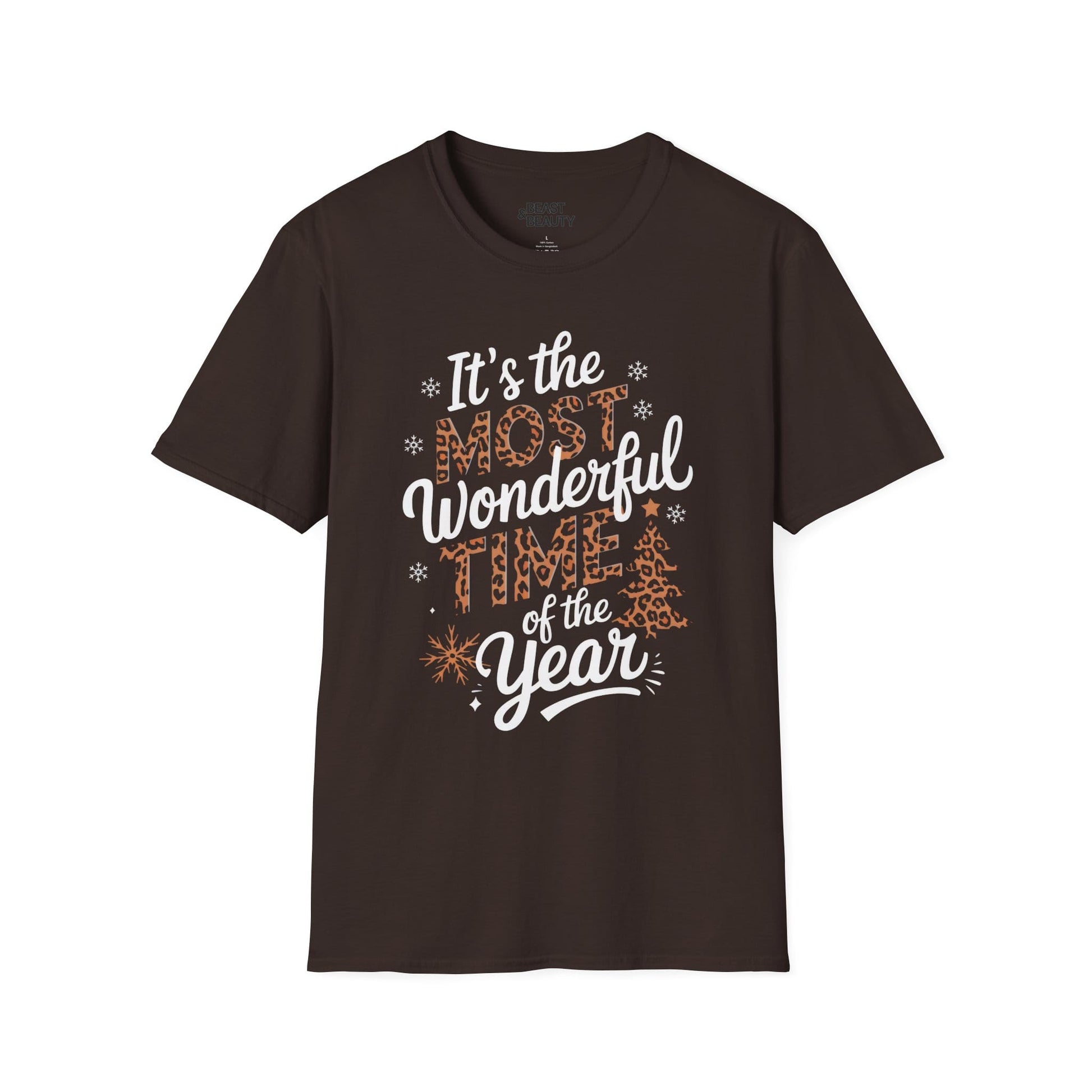it s the most wonderful time of the year christmas t-shirt dark chocolate t-shirt uk Christmas gift idea