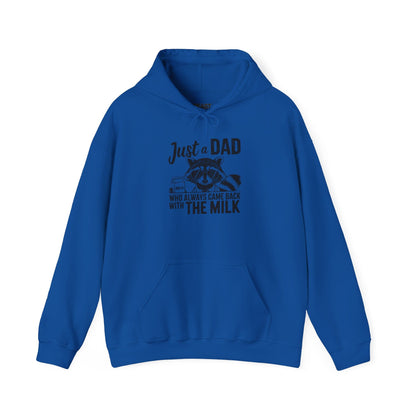 just a dad who came back with the milk hoodie funny dad gift sizes s-5xl hoodie uk Christmas gift idea image 10