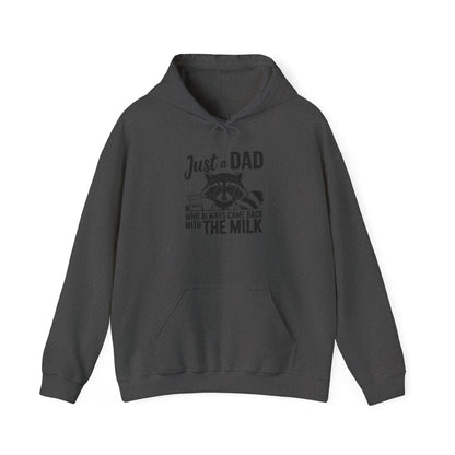 just a dad who came back with the milk hoodie funny dad gift sizes s-5xl hoodie uk Christmas gift idea image 8