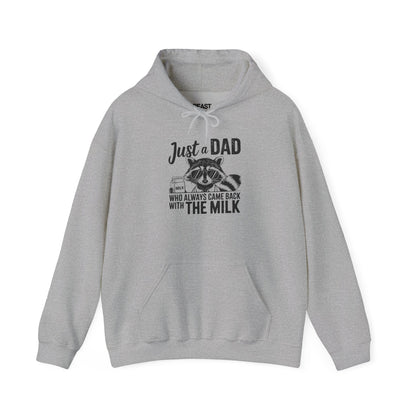 just a dad who came back with the milk hoodie funny dad gift sizes s-5xl hoodie uk Christmas gift idea image 7