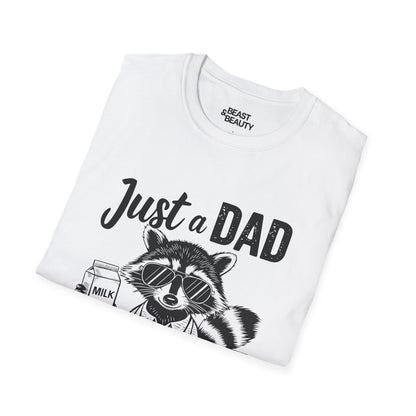 just a dad who came back with the milk t-shirt funny dad gift tee sizes s-3xl t-shirt uk Christmas gift idea image 10