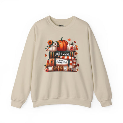 just a girl who loves fall sweatshirt women sweatshirt uk gift gift idea image 4