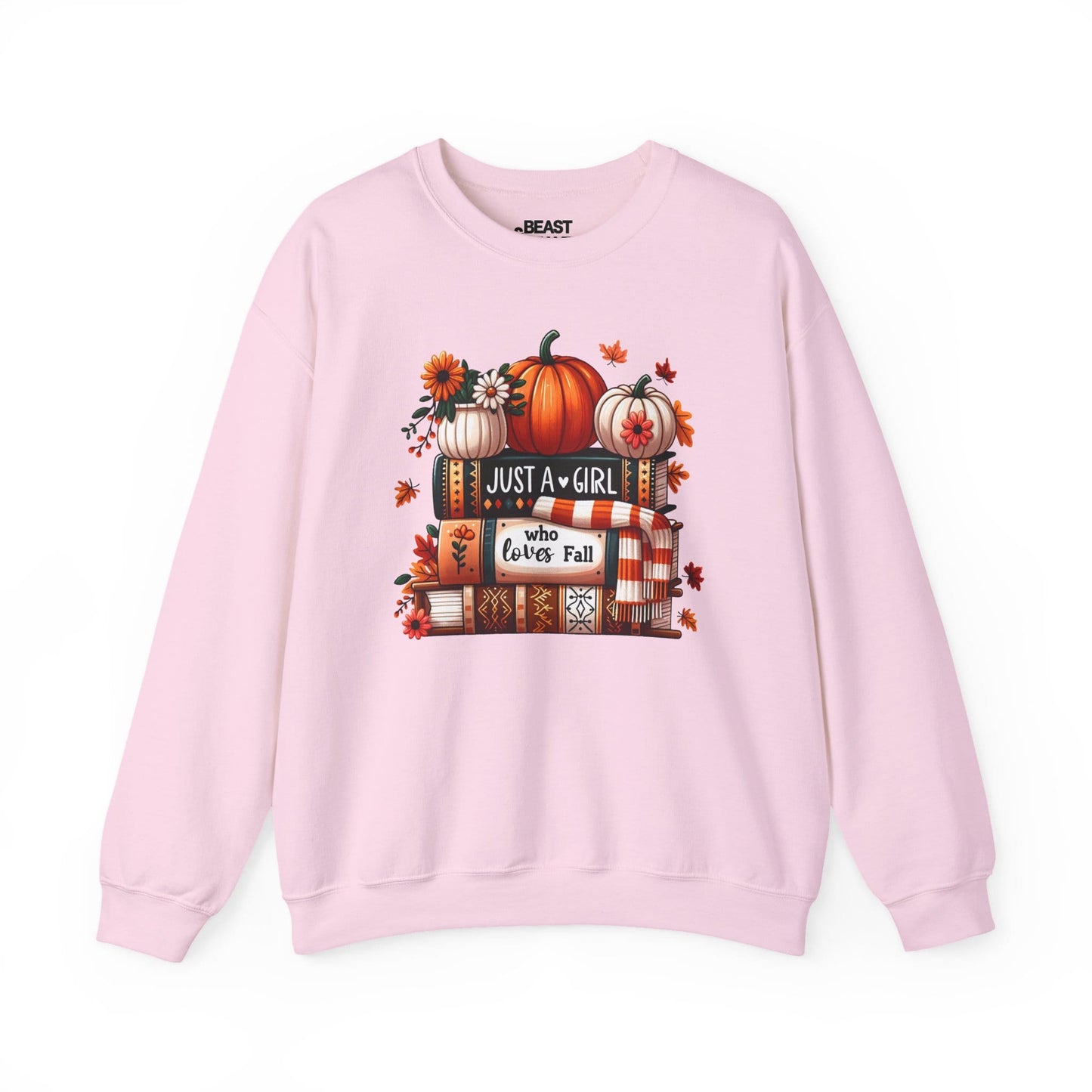 just a girl who loves fall sweatshirt women light pink sweatshirt uk gift gift idea